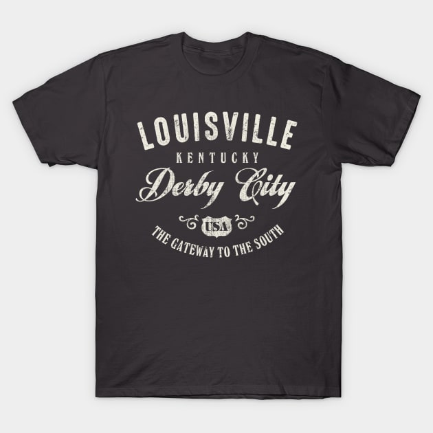 Louisville Kentucky Derby City Vintage T-Shirt by Designkix